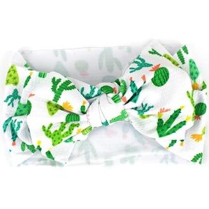CACTUS BIG BOW BABY HEADBAND